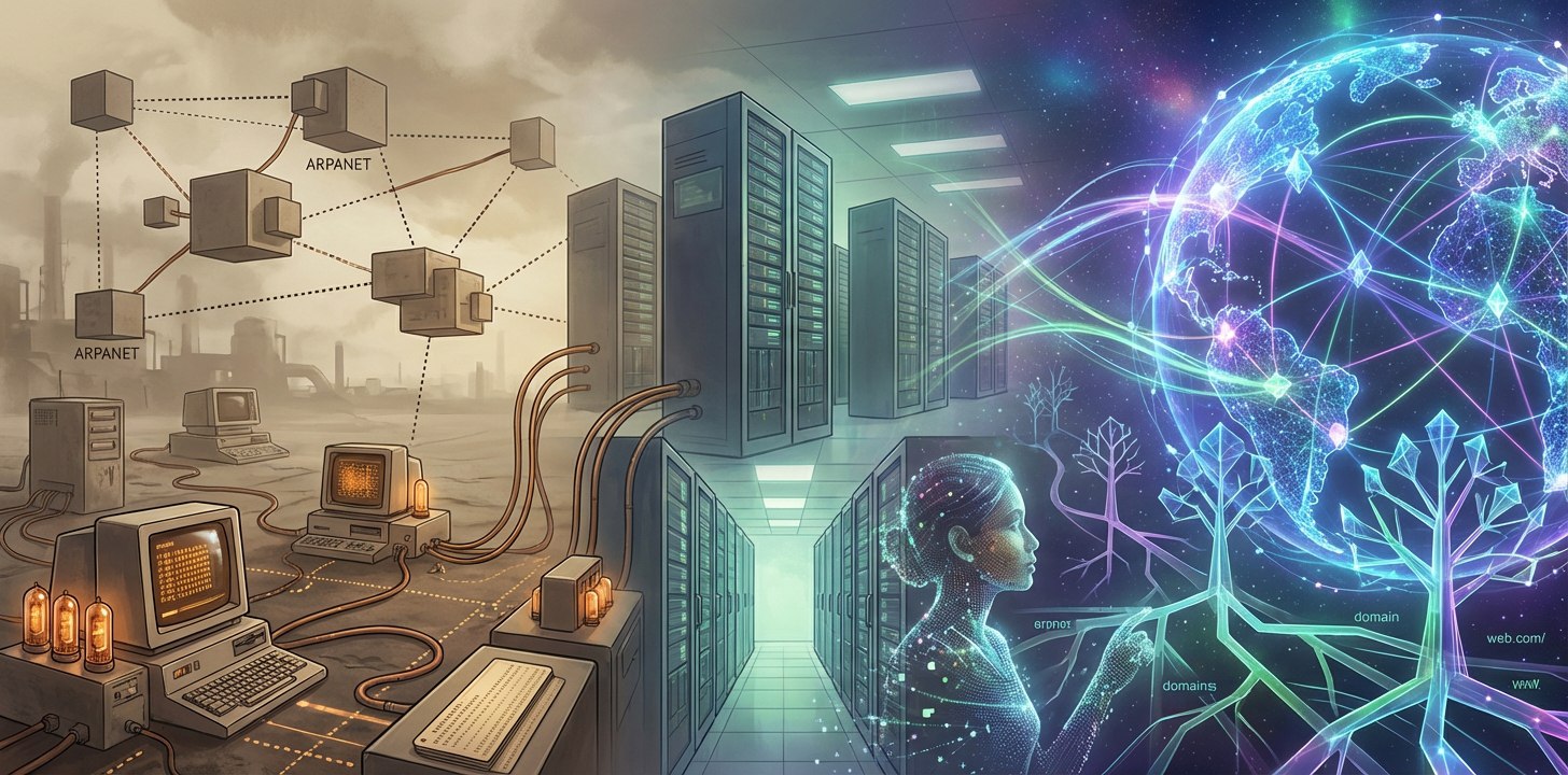 Sejarah Singkat Tentang Internet, Hosting, dan Nama Domain